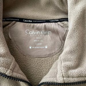 Calvin Klein brown zip up jacket